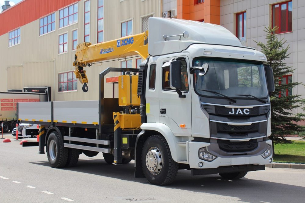 JAC N200 Бортовая платформа с КМУ
